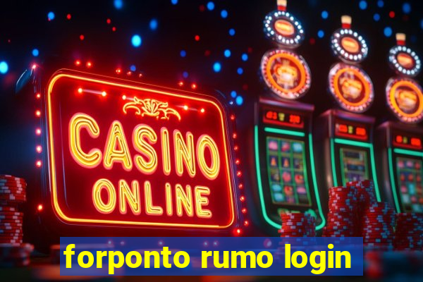 forponto rumo login